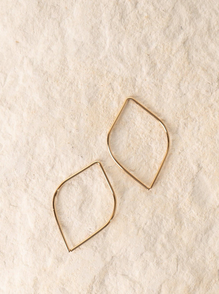 Gold Mini Petal Earrings - Heyday