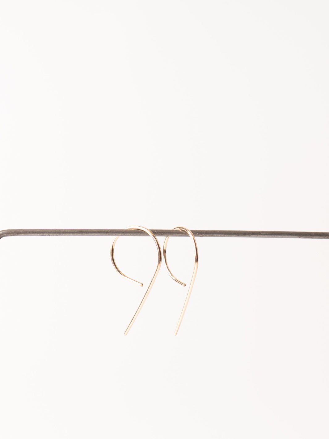 Gold Mini Swoop Earrings - Heyday