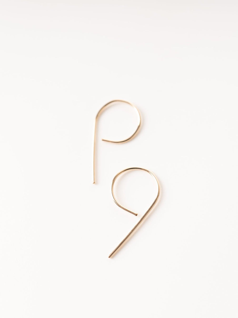 Gold Mini Swoop Earrings - Heyday