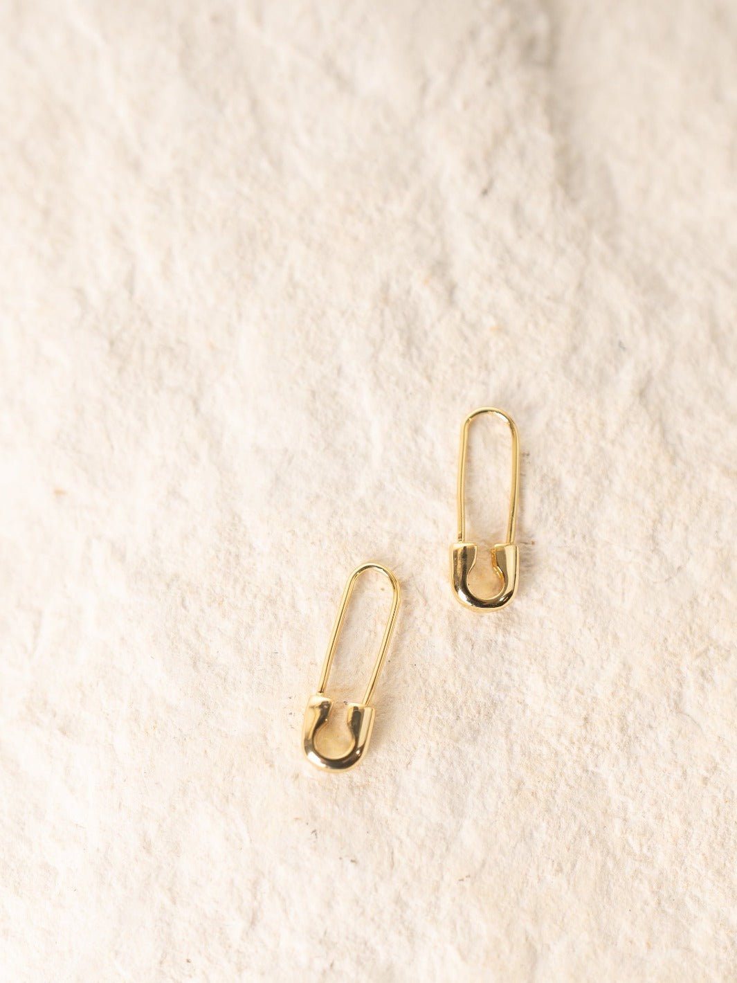 Gold Safety Pin Threader Earrings - Heyday