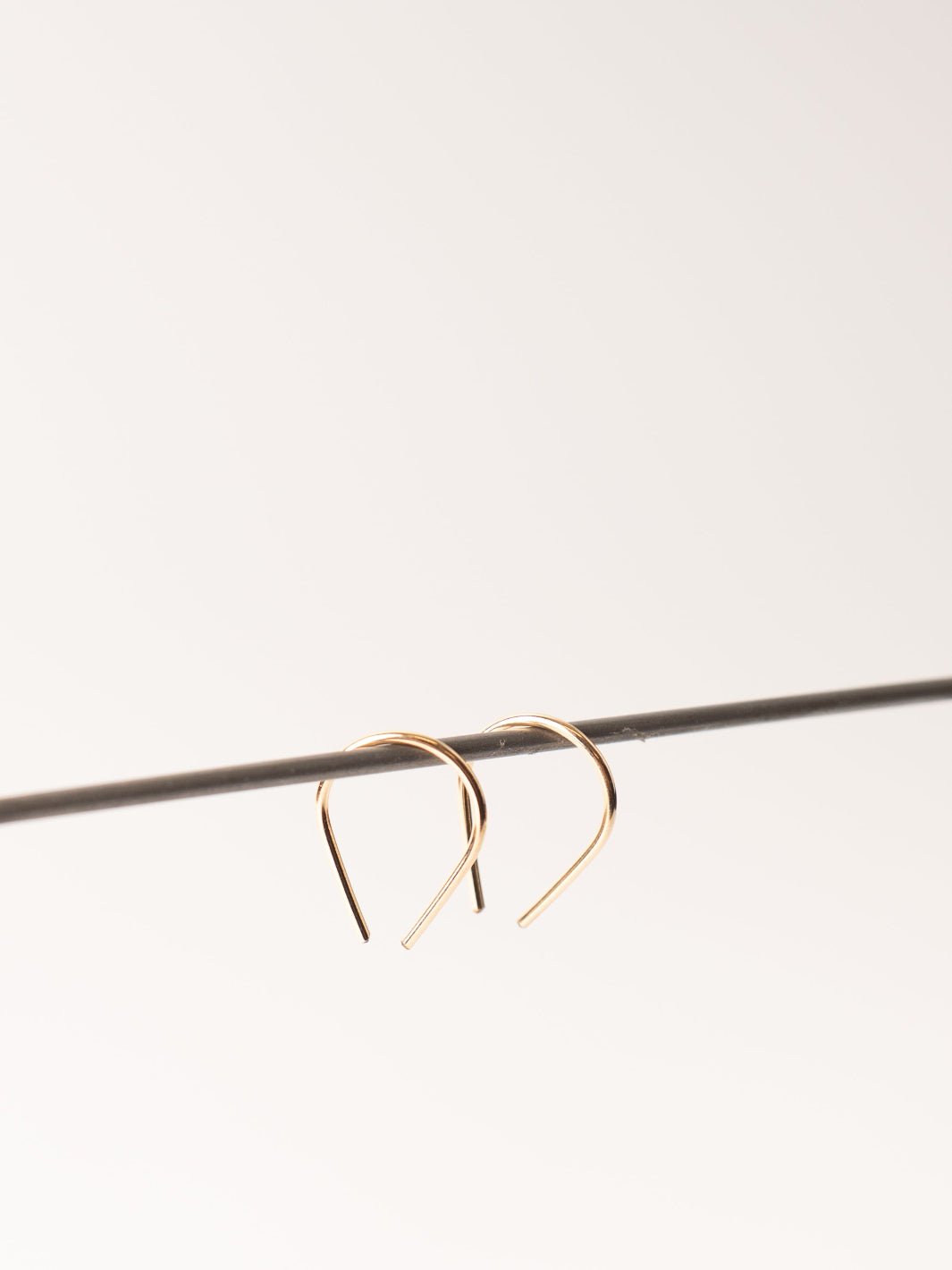 Gold Tiny Horseshoe Earrings - Heyday