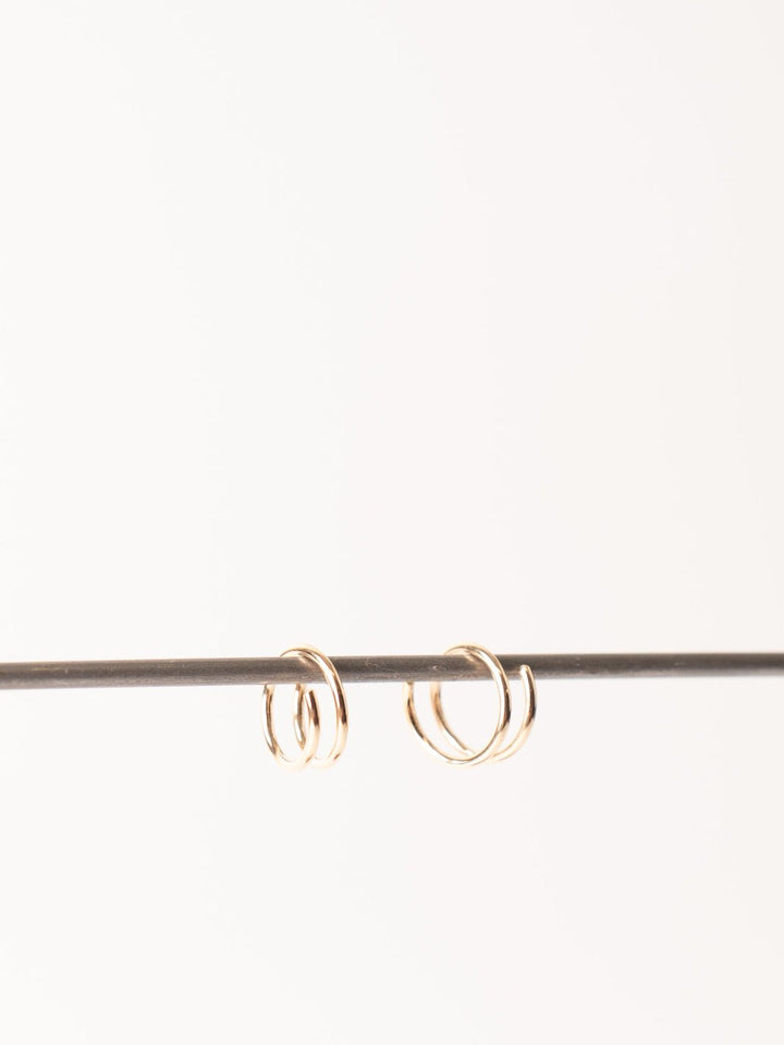 Gold Tiny Twist Earrings - Heyday