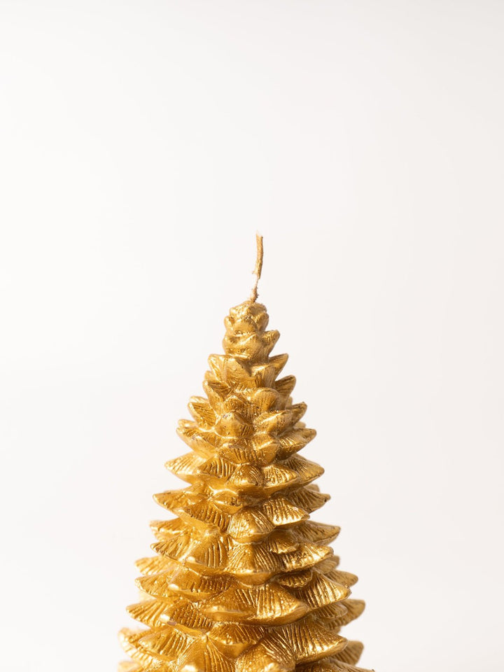 Gold Tree Taper Candle - Heyday