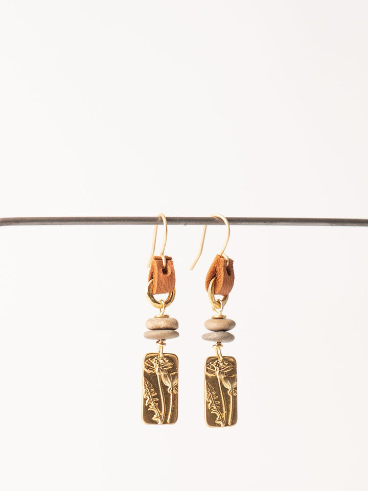 Golden Natural Bounty Earrings - Heyday