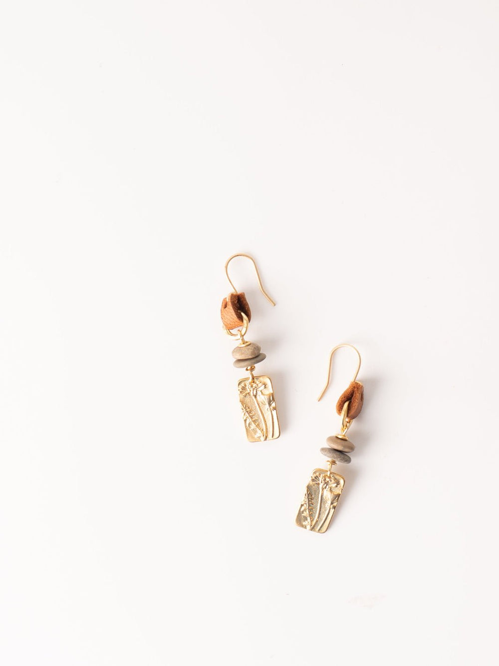 Golden Natural Bounty Earrings - Heyday
