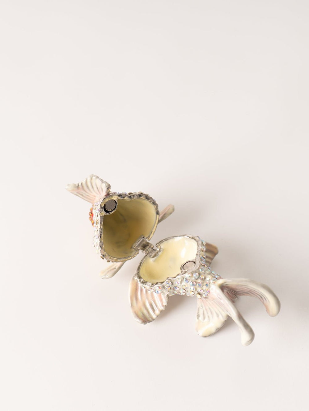 Goldfish Jeweled Metal Trinket Box - Heyday