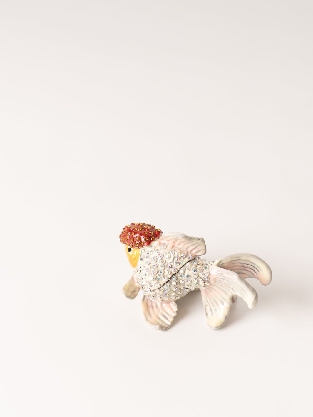 Goldfish Jeweled Metal Trinket Box - Heyday