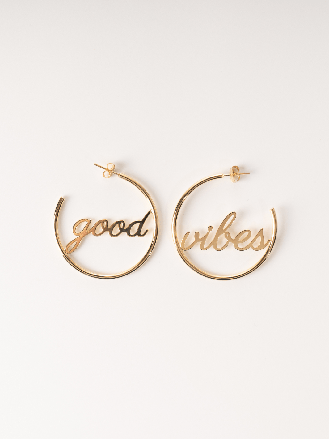 Good Vibes Hoop Earrings - Heyday