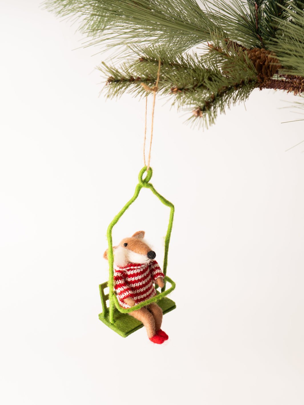 Green Chairlift Mouse Ornament - Heyday