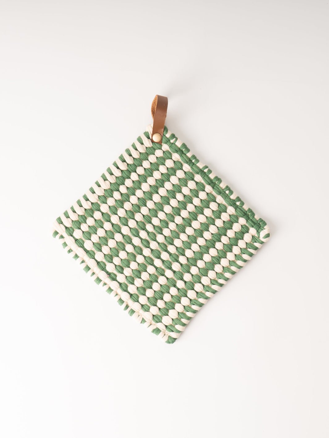 Green Crocheted Pot Holder - Heyday