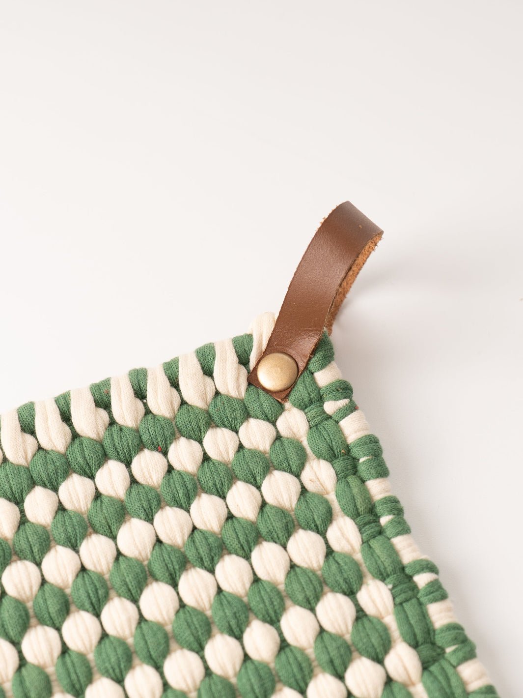 Green Crocheted Pot Holder - Heyday