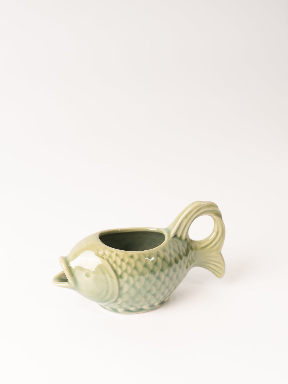 Green Fish Shaped Creamer - Heyday