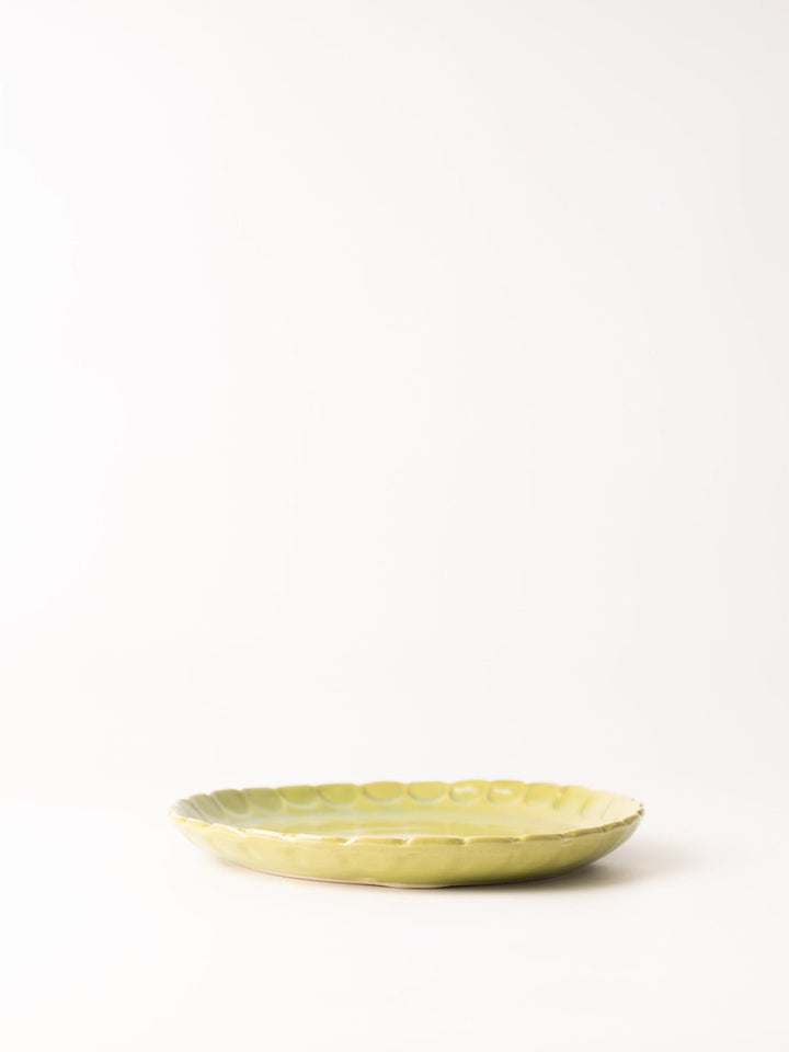 Green Stoneware Plate - Heyday