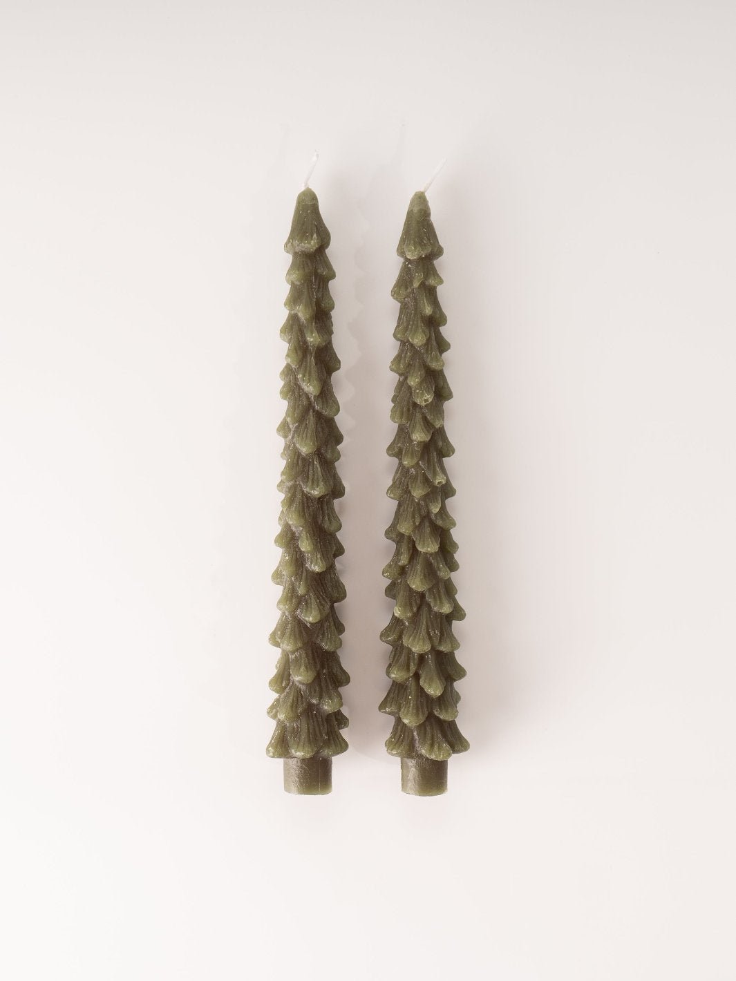 Green Tree Taper Candles - Tall - Heyday