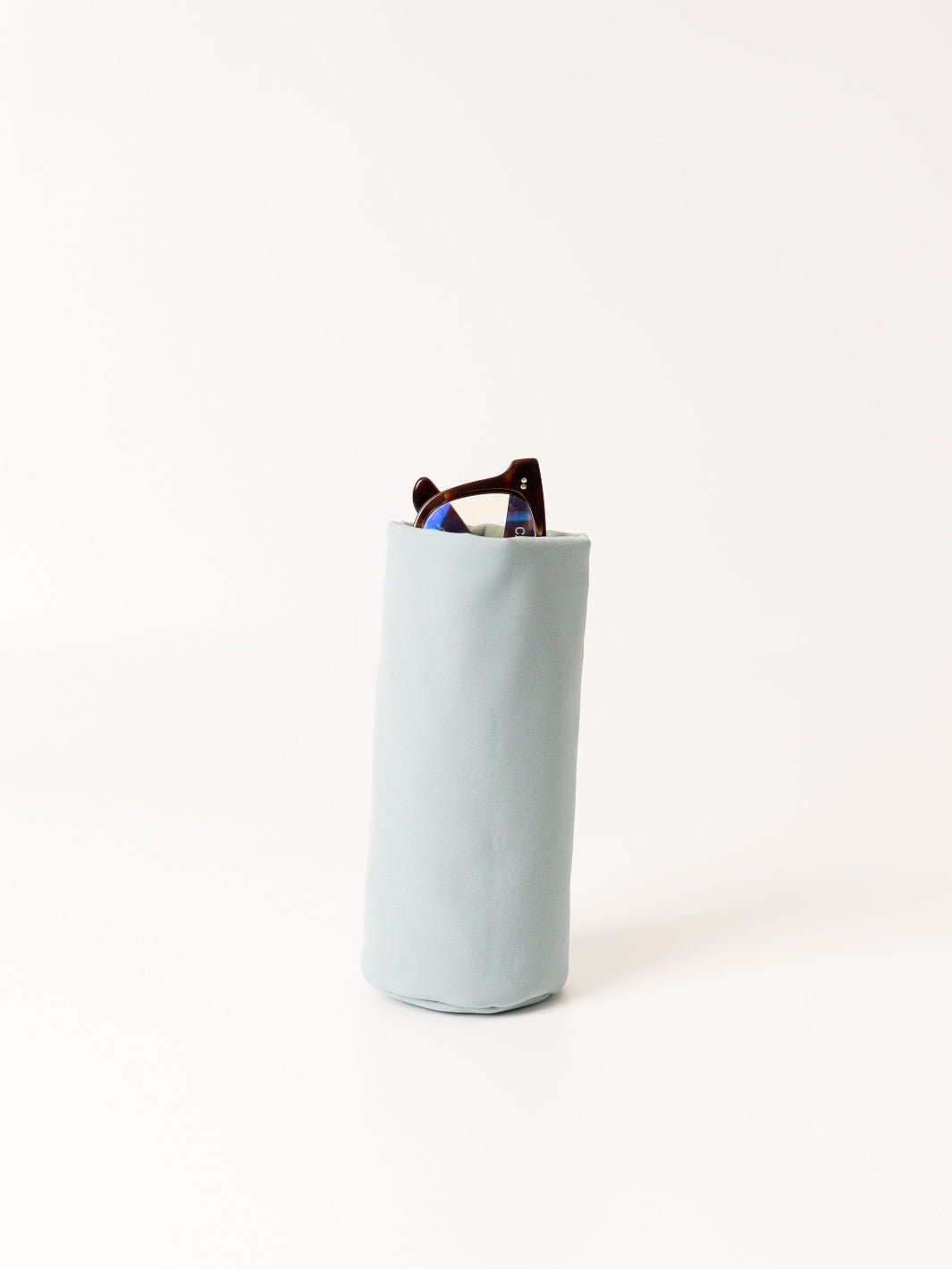 Grey Blue Sacco Glasses Holder and Storage Pouch - Heyday