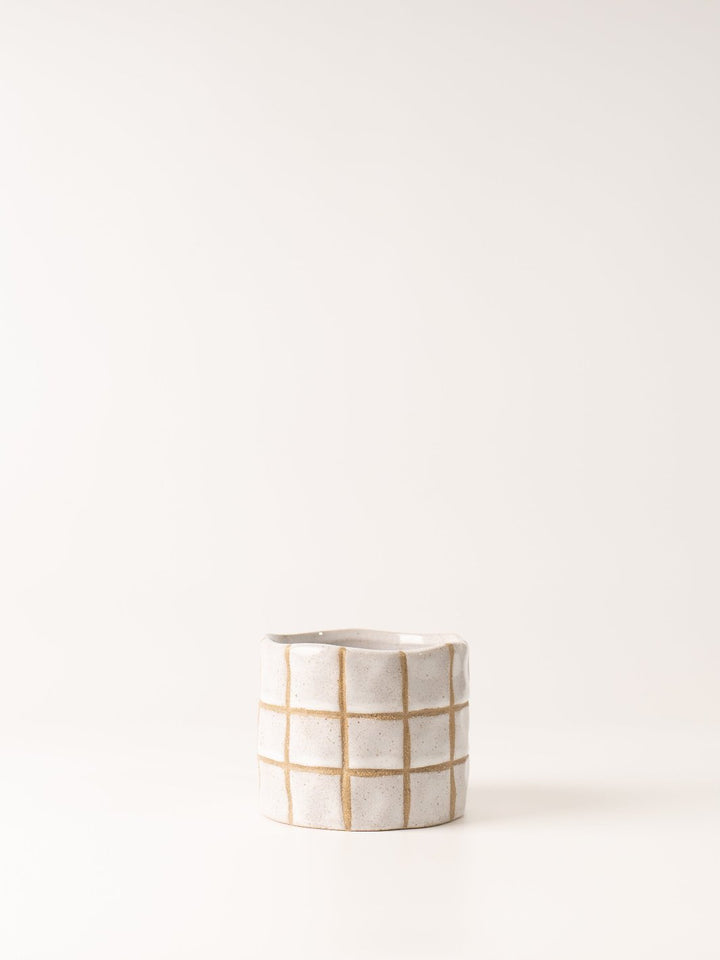 Grid Pattern Planter - Heyday