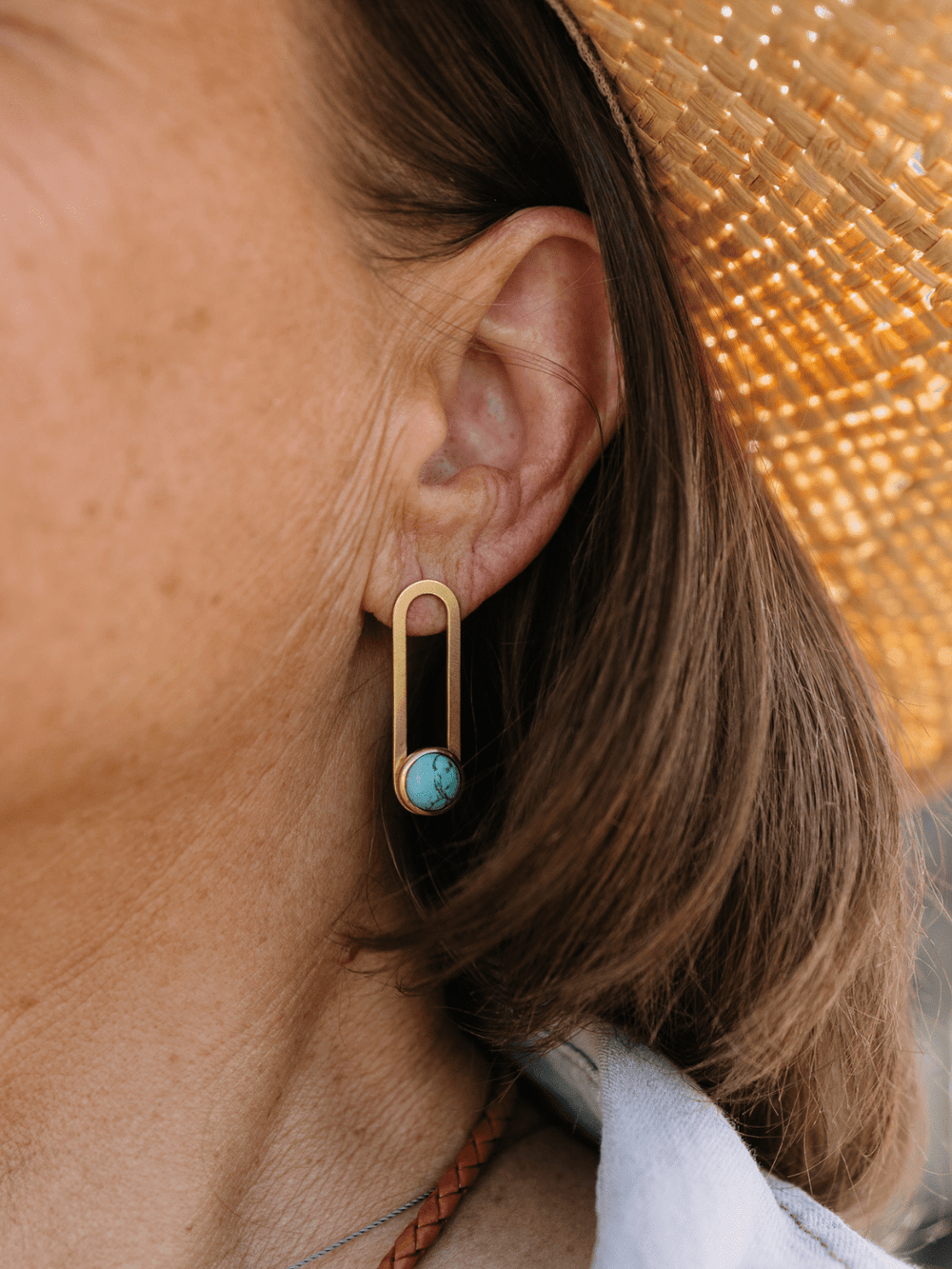 Gulch Turquoise Stud Earrings - Heyday