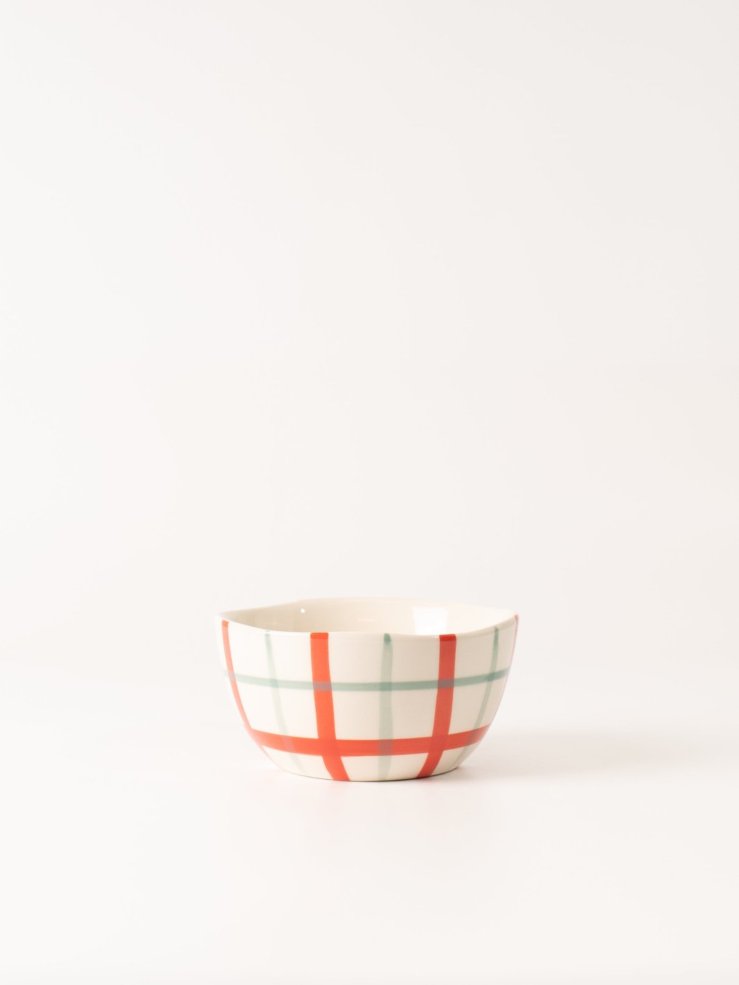 Hand - Painted Checkered Bowl - Heyday