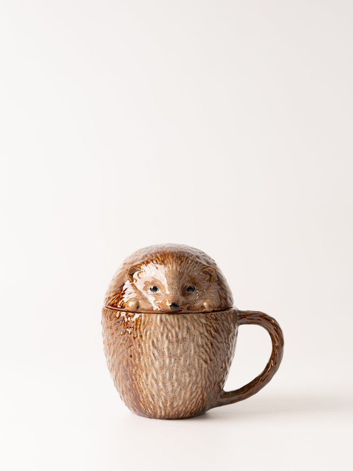 Hedgehog Mug With Lid - Heyday