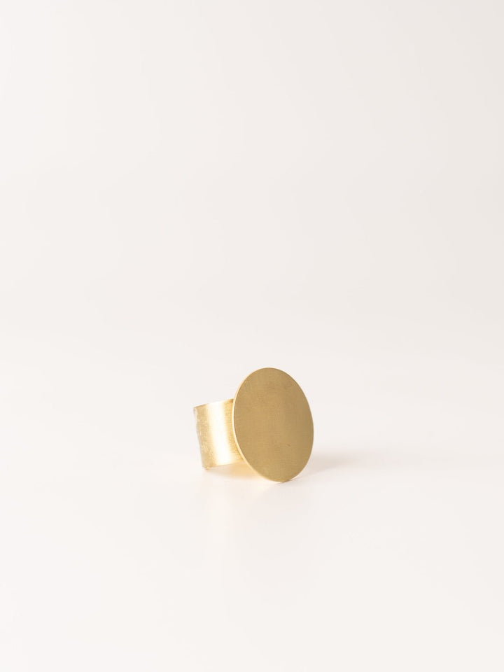 Helios Adjustable Brass Ring - Heyday