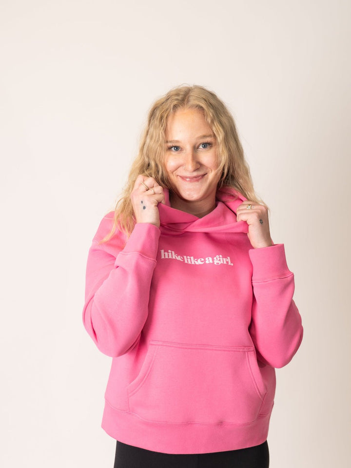 Hike Like a Girl™ Charity Pink Relaxed Cropped Hoodie - Heyday