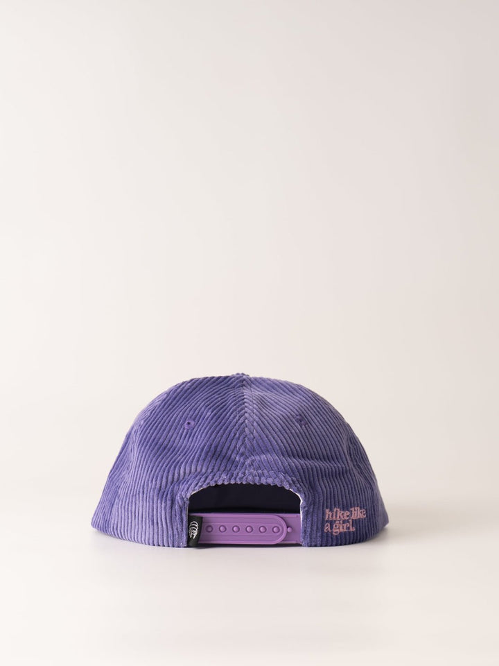 Hike Like a Girl Purple Corduroy Hat - Heyday
