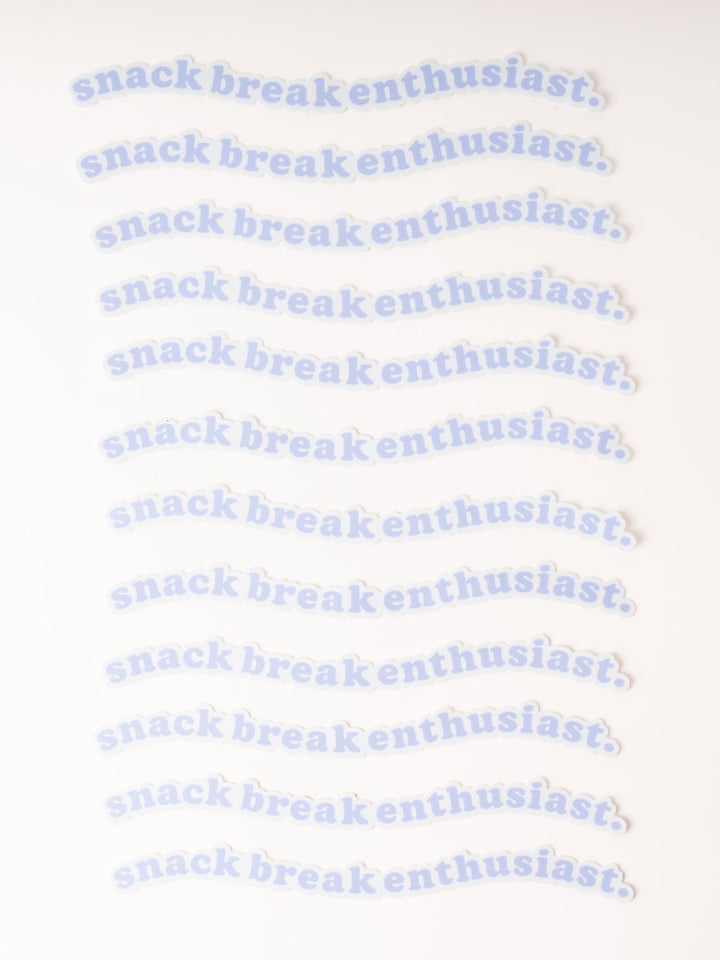 Hike Like a Girl™ Snack Break Enthusiast Sticker - Heyday