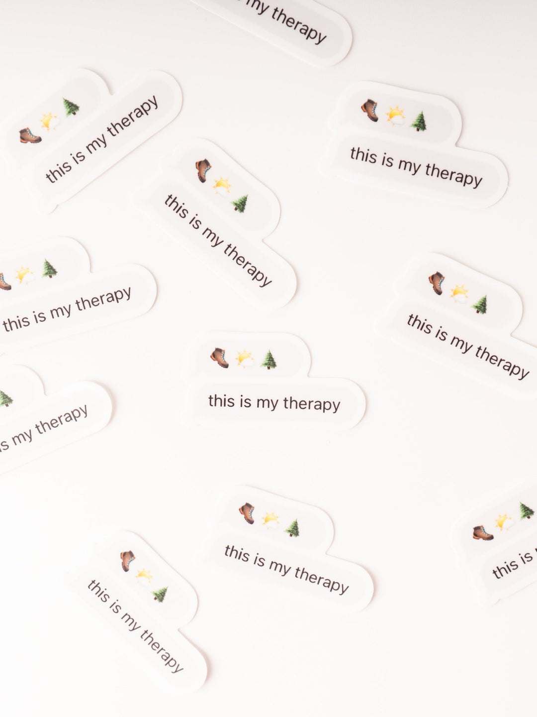 Hike Like a Girl™ This is My Therapy Sticker - Heyday
