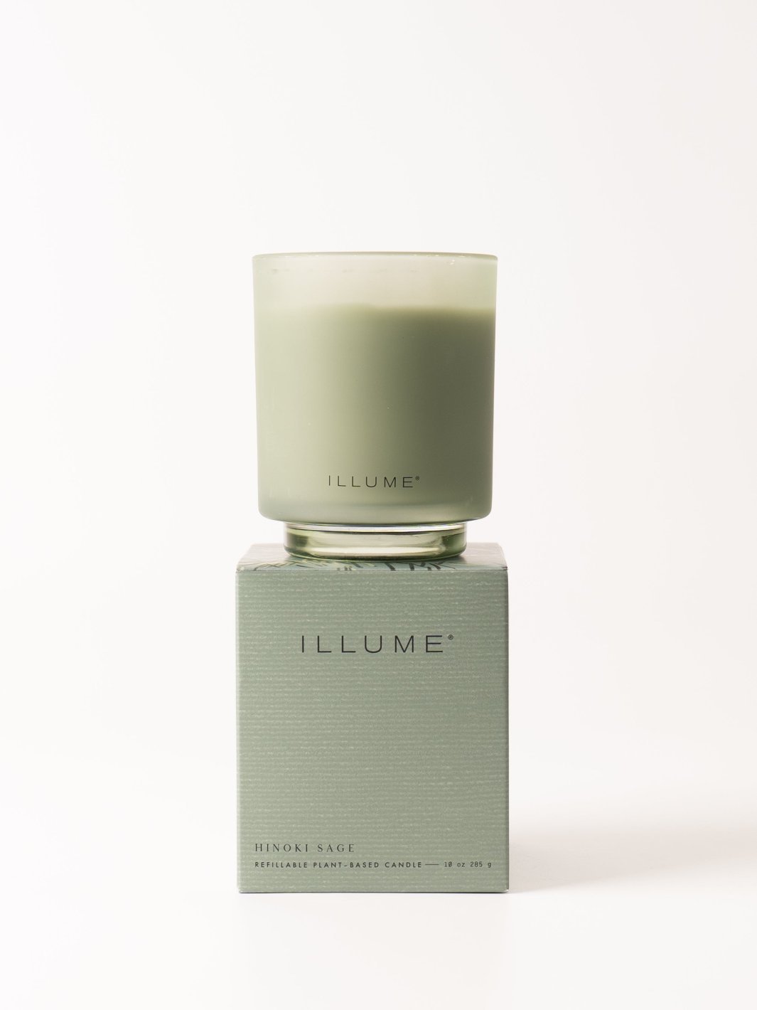 Hinoki Sage Boxed Glass Candle - Heyday