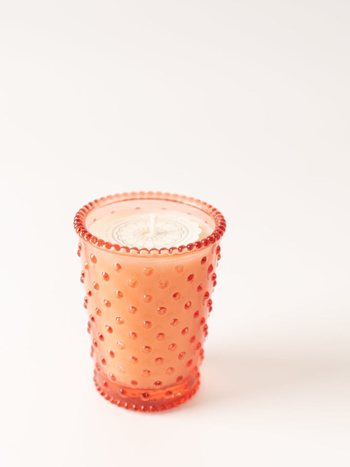 Hobnail Watermelon Basil Votive Candle - Heyday