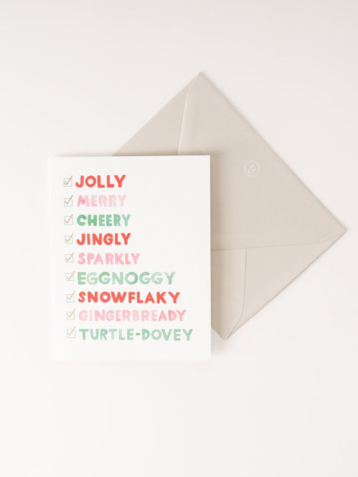 Holiday Checklist Holiday Card - Heyday