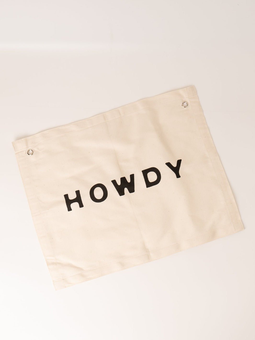 Howdy Canvas Banner - Heyday