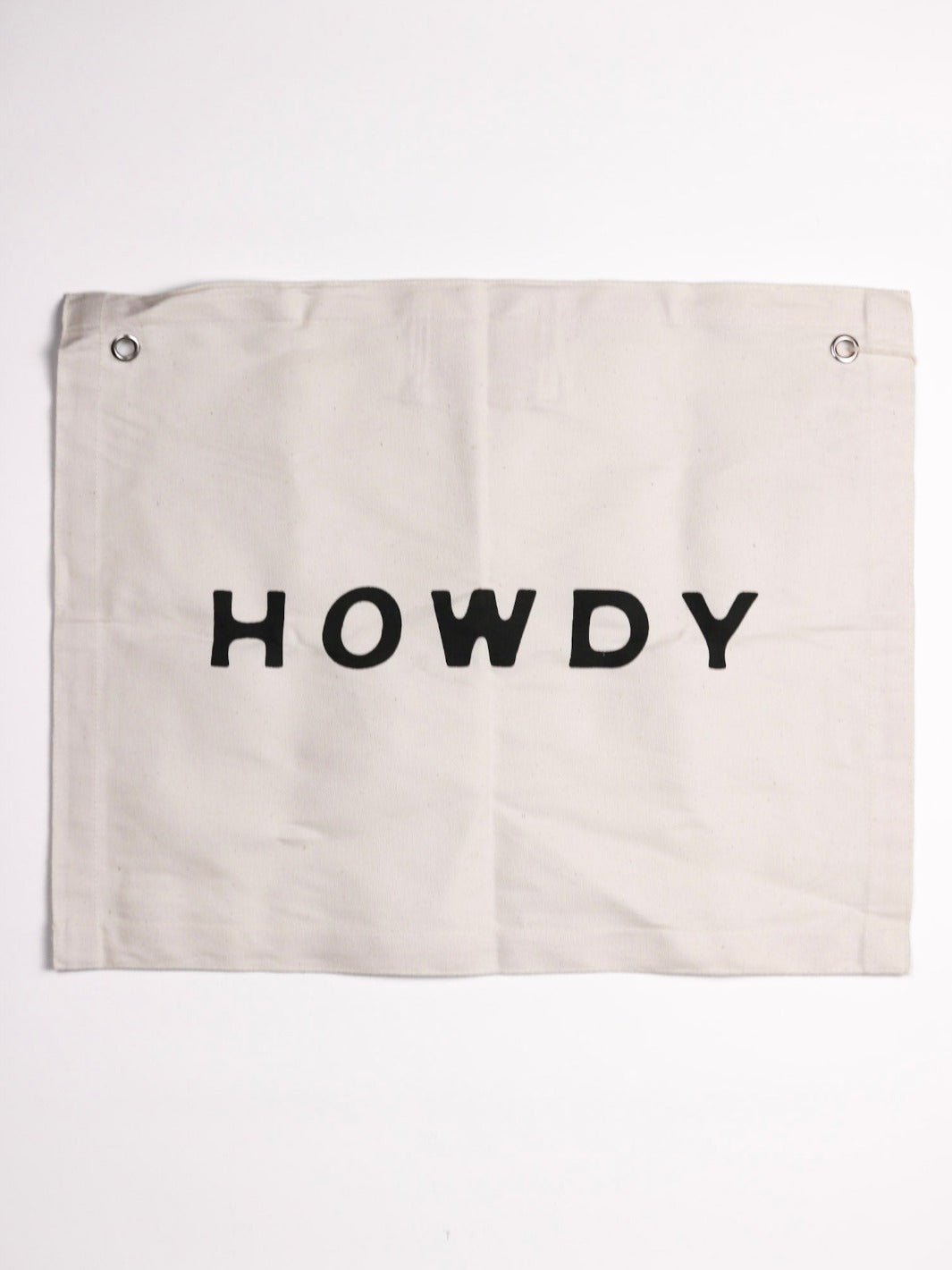 Howdy Canvas Banner - Heyday