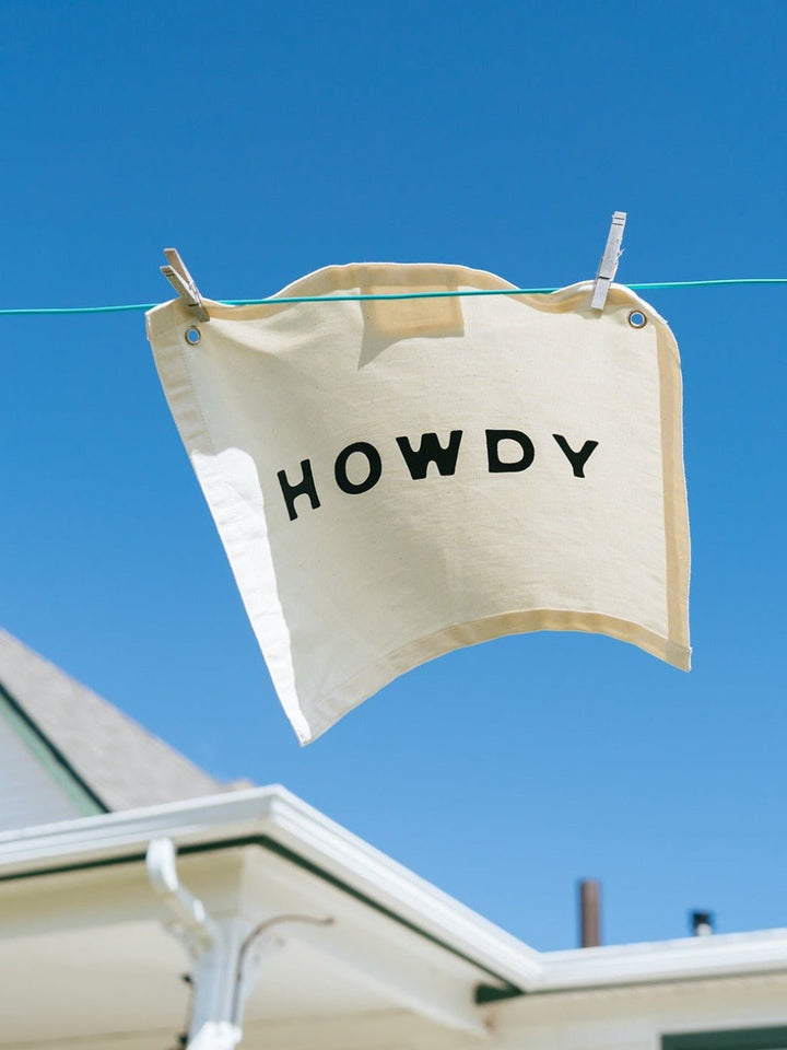 Howdy Canvas Banner - Heyday