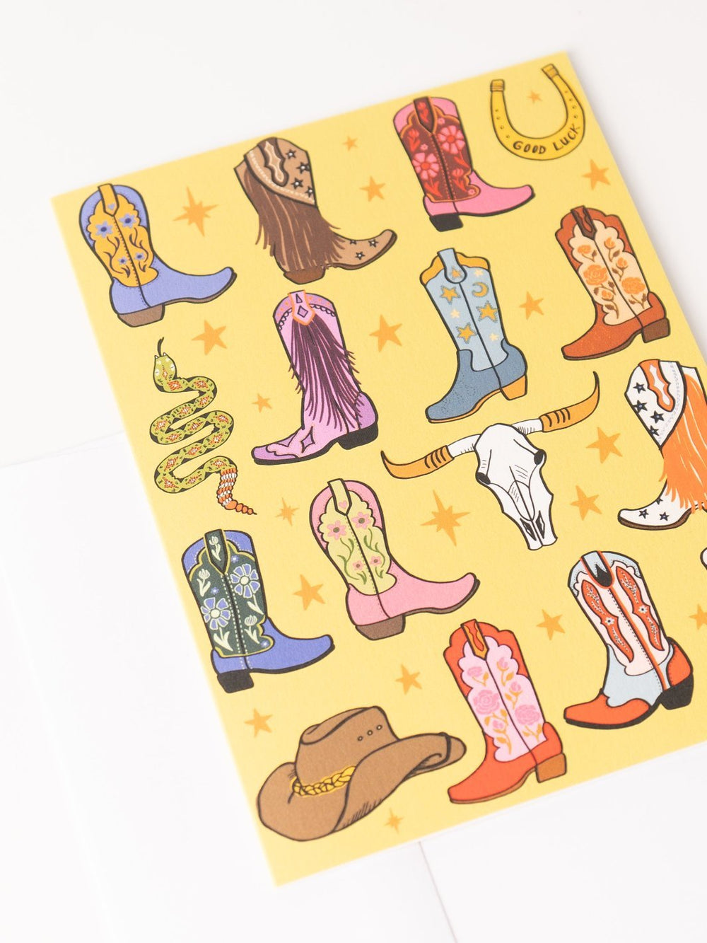 Howdy Cowgirl Greeting Card - Heyday