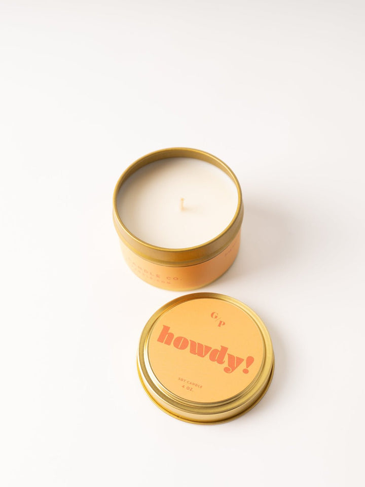 Howdy Tin Candle - Heyday