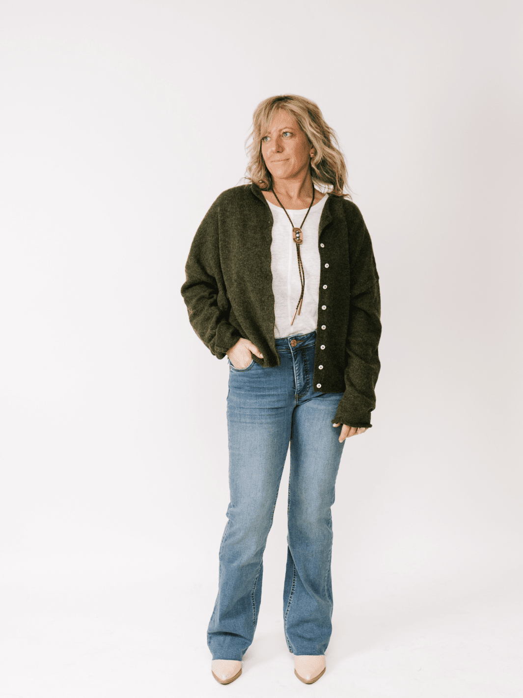 Hunter Green Piper Cardigan - Heyday