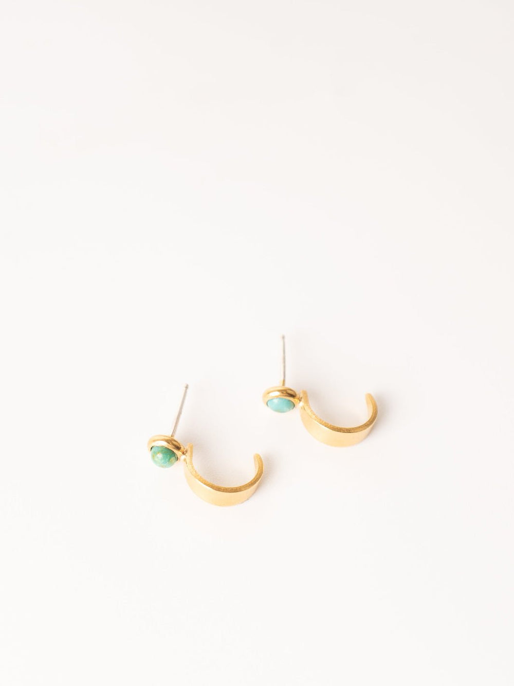 Hyalite Hoop Turquoise Earrings - Heyday