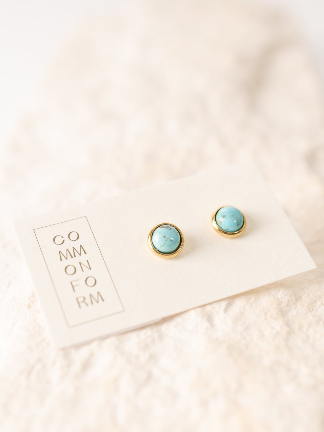 Hyalite Turquoise Stud Earrings - Heyday