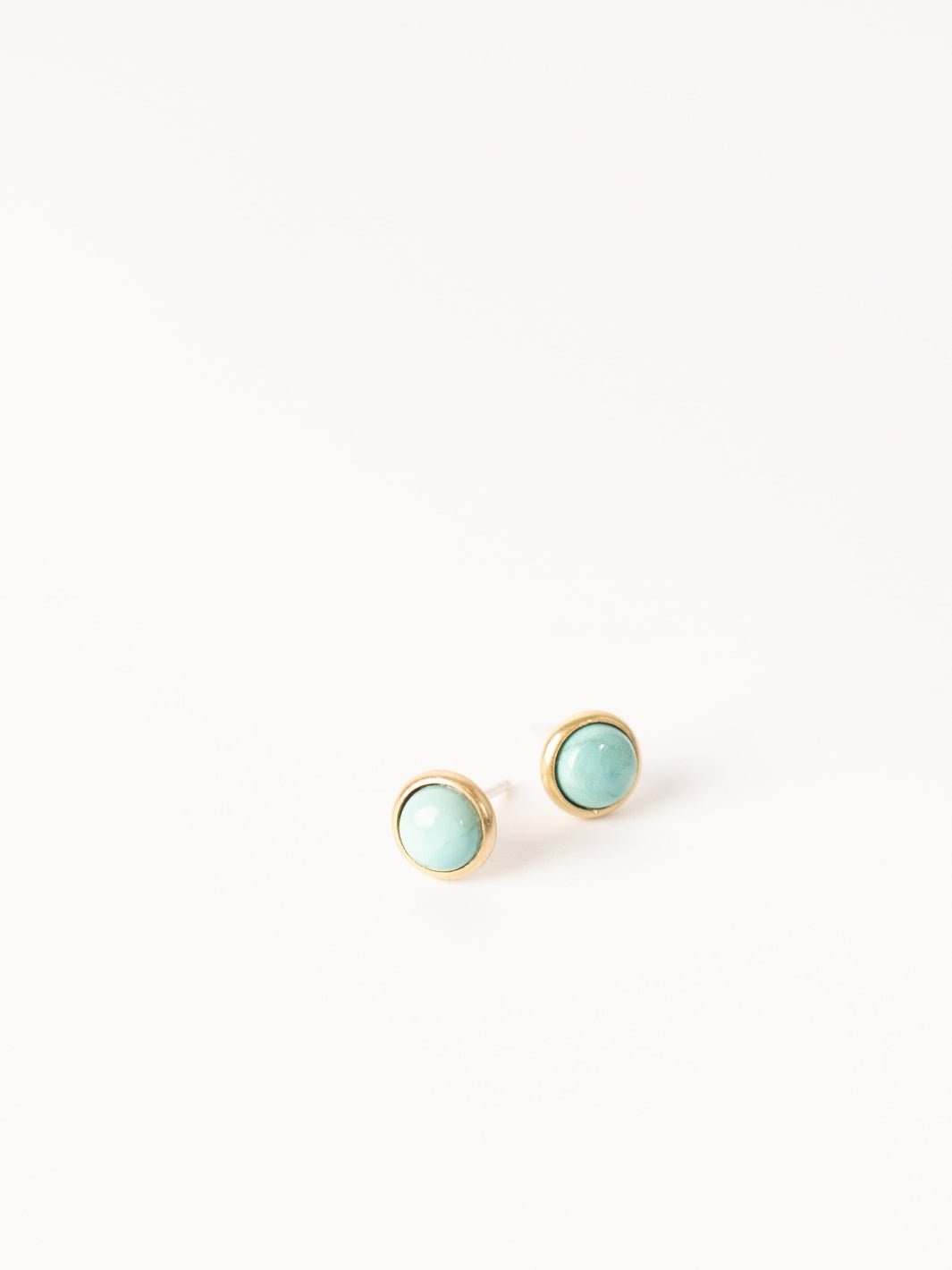 Hyalite Turquoise Stud Earrings - Heyday