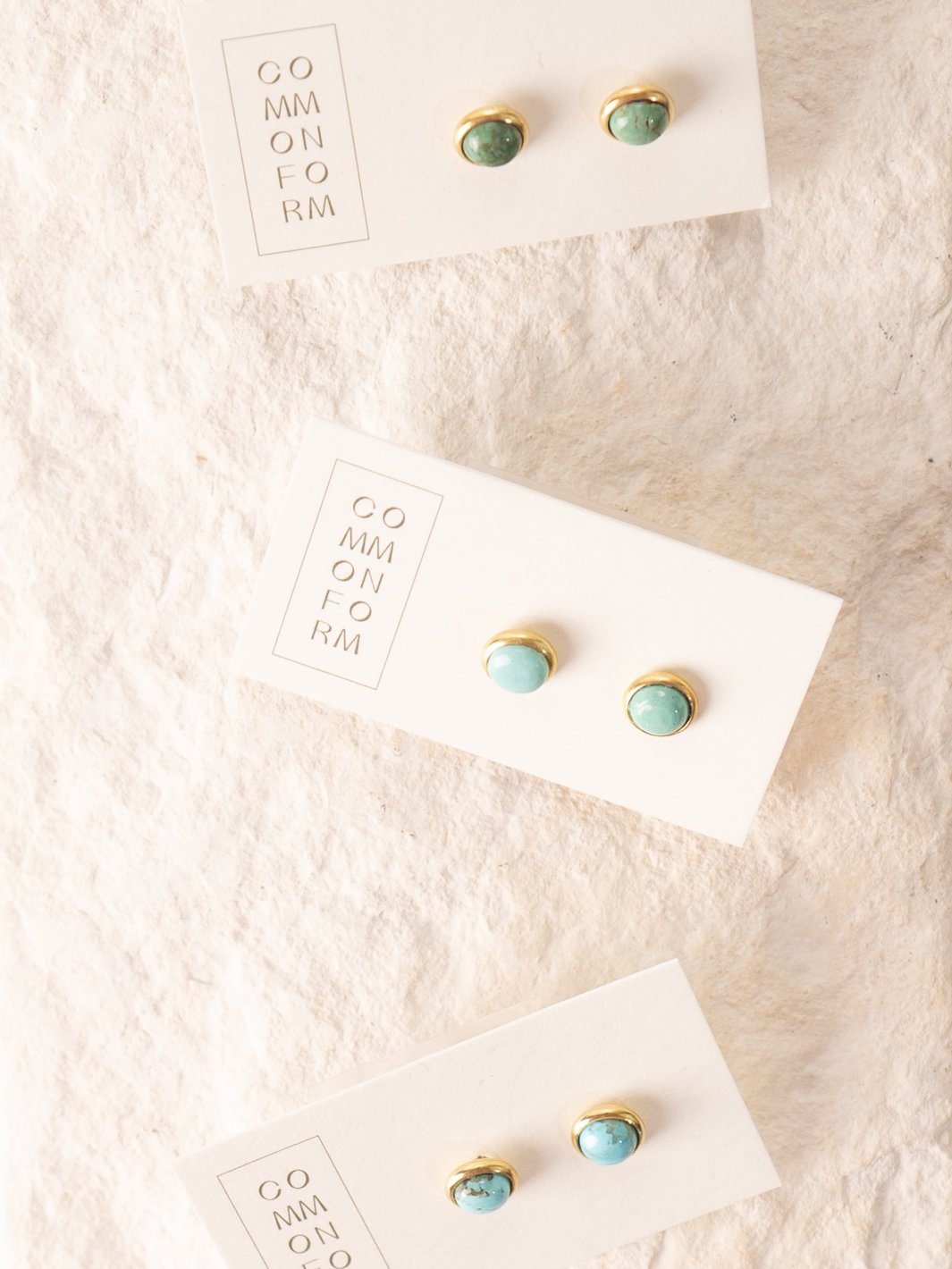 Hyalite Turquoise Stud Earrings - Heyday