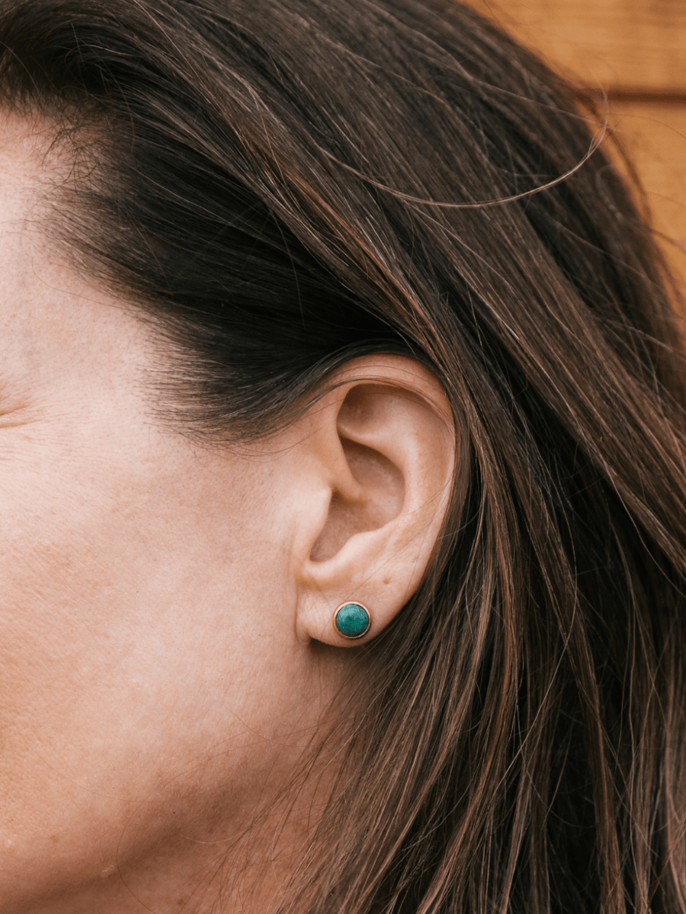 Hyalite Turquoise Stud Earrings - Heyday