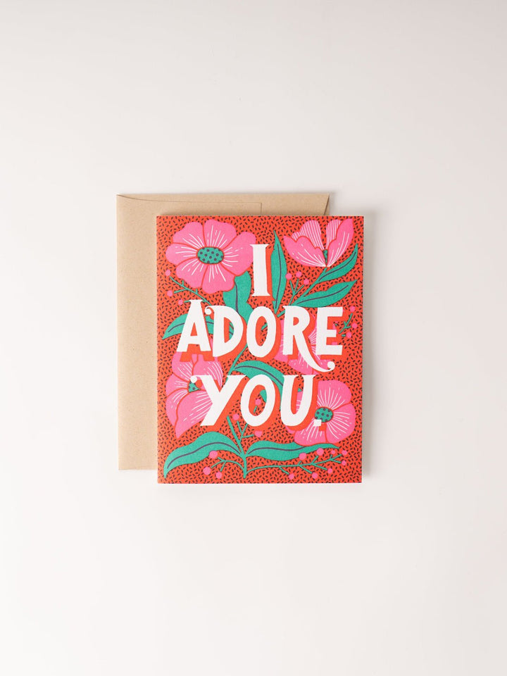 I Adore You Card - Heyday