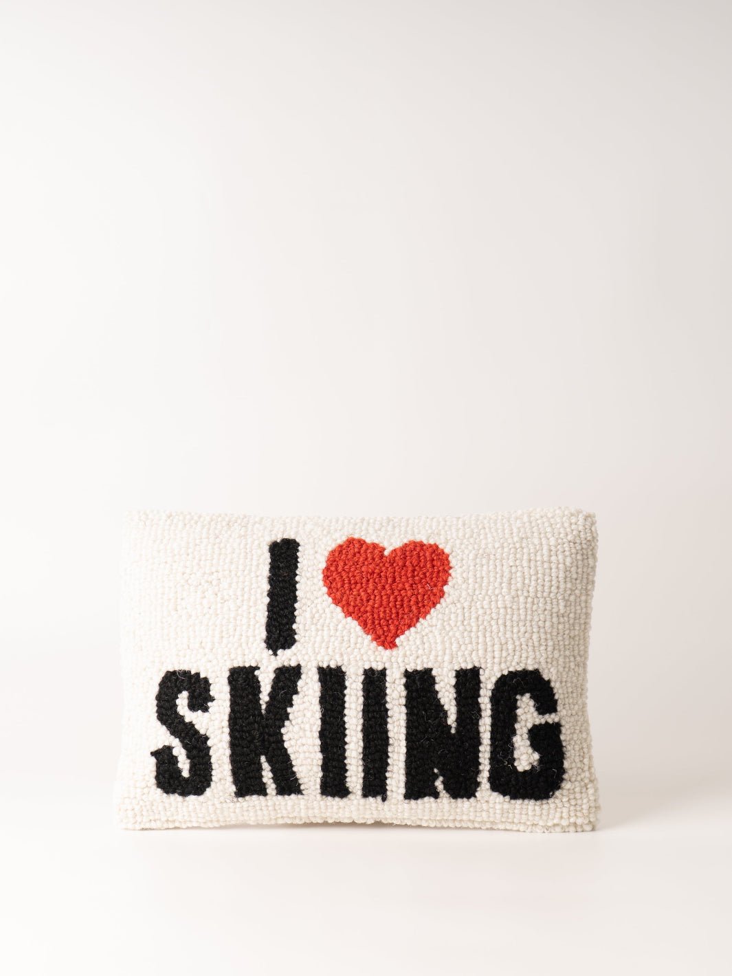 I Love Skiing Hook Pillow - Heyday