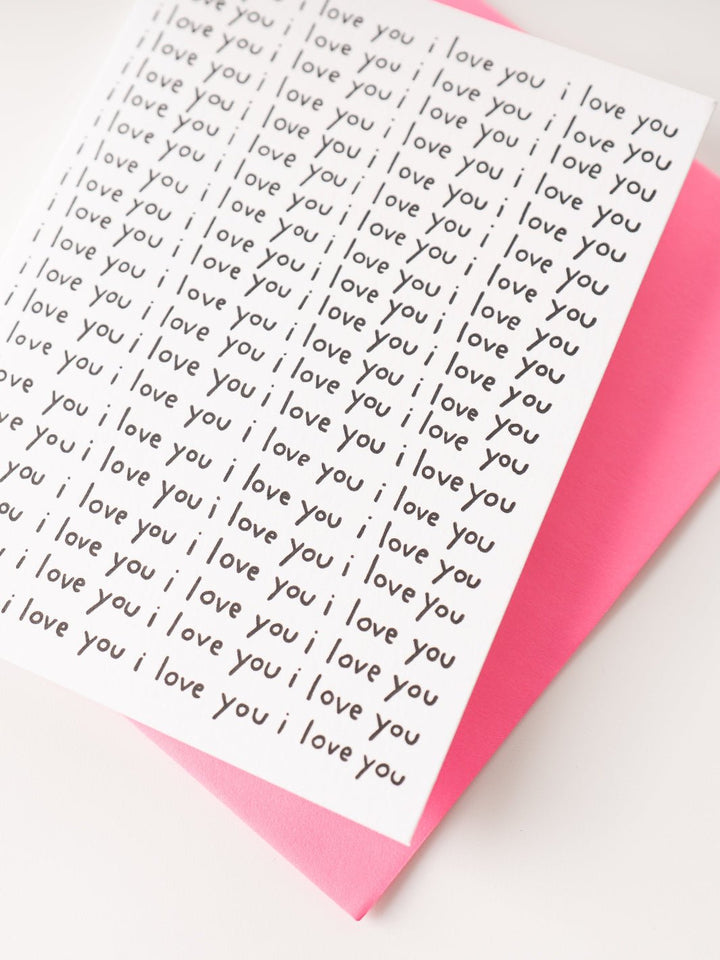 I Love You On Repeat Card - Heyday