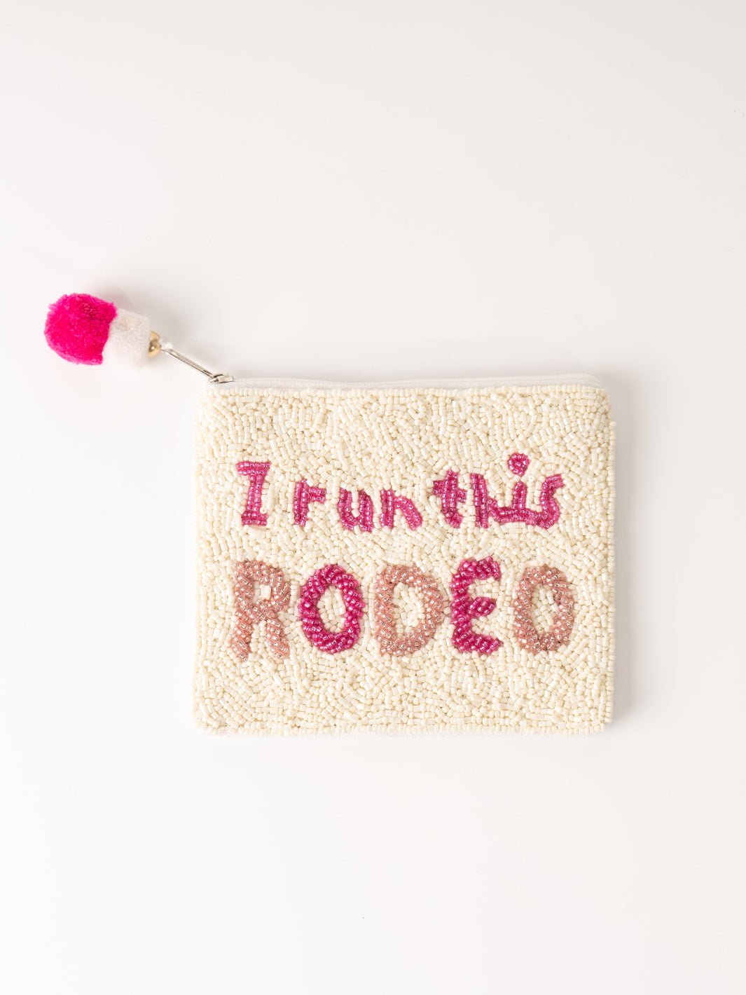 I Run This Rodeo Beaded Pouch - Heyday