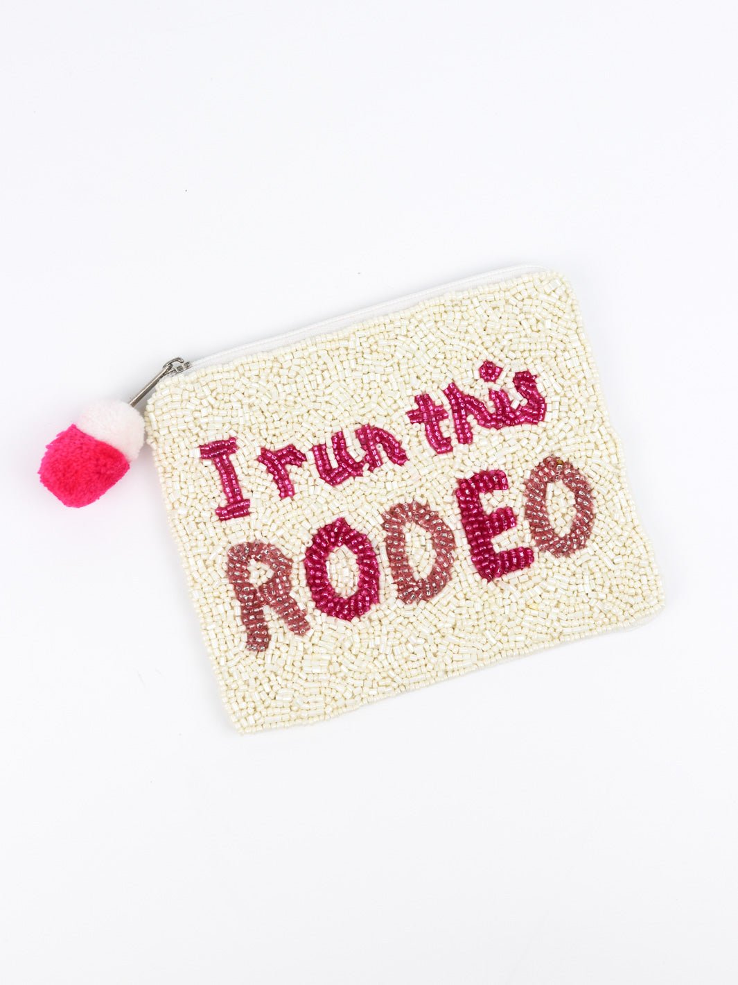 I Run This Rodeo Beaded Pouch - Heyday