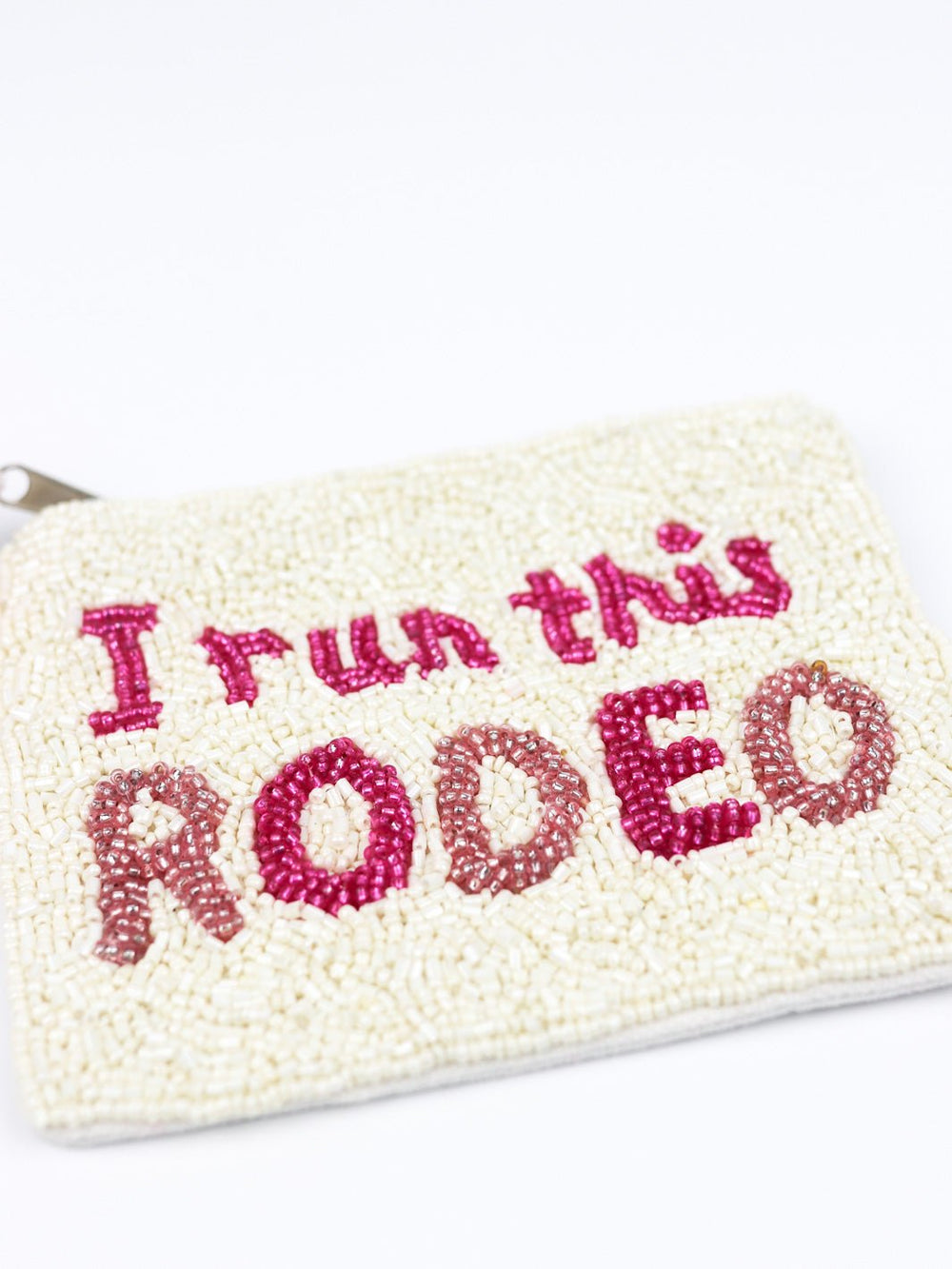 I Run This Rodeo Beaded Pouch - Heyday