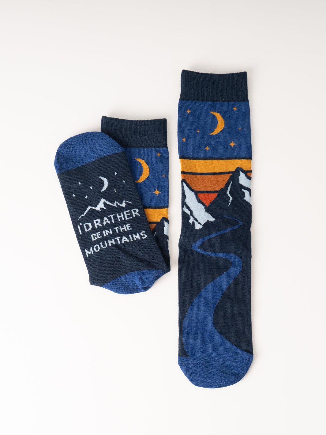 I'd Rather Be In The Mountains Socks - Heyday