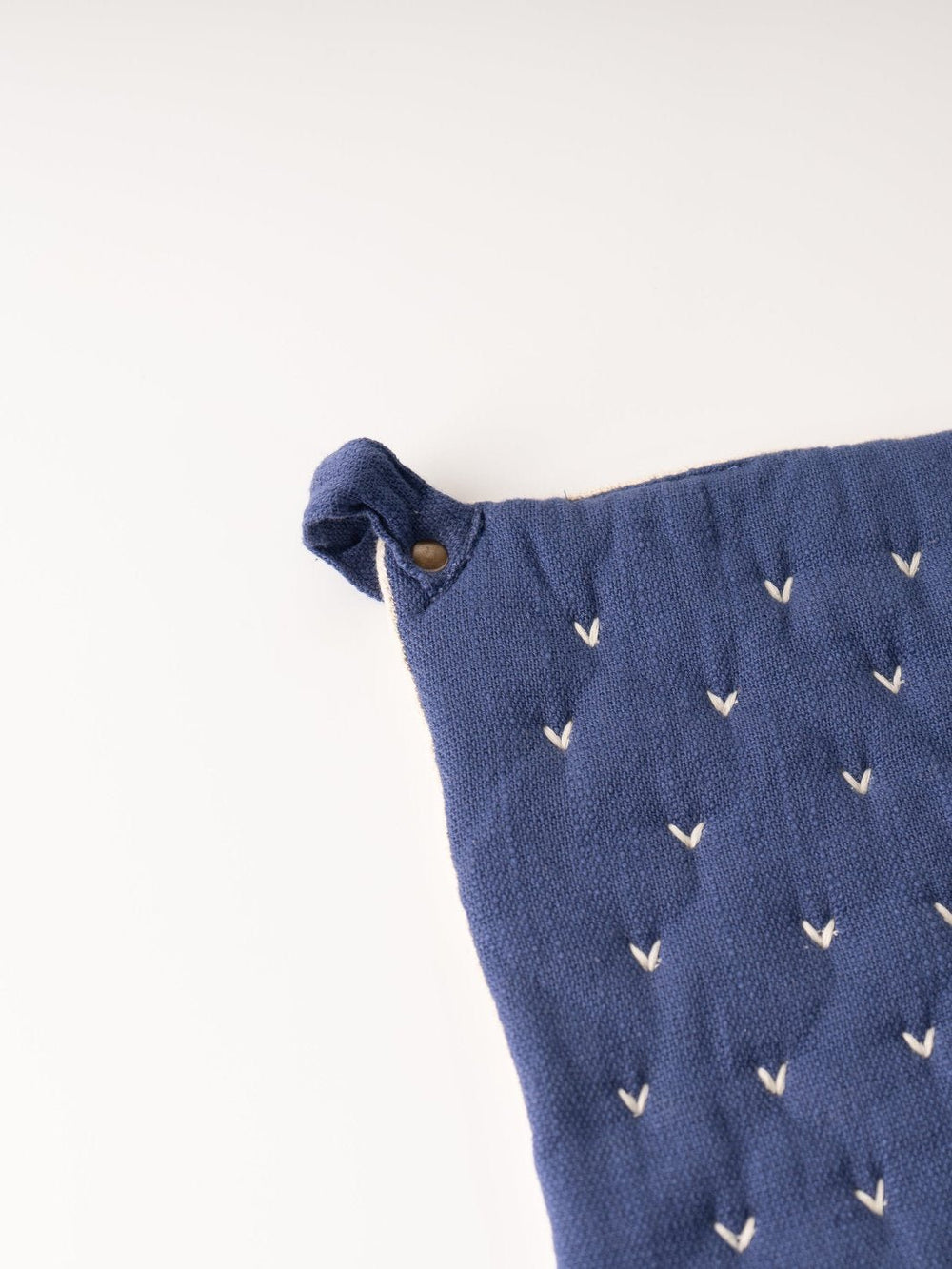 Indigo Embroidered Pot Holder - Heyday